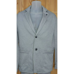 Porter & Ash Gray Blazer Men's Large w/ 2 Exterior Pockets & 2 Interior Pockets